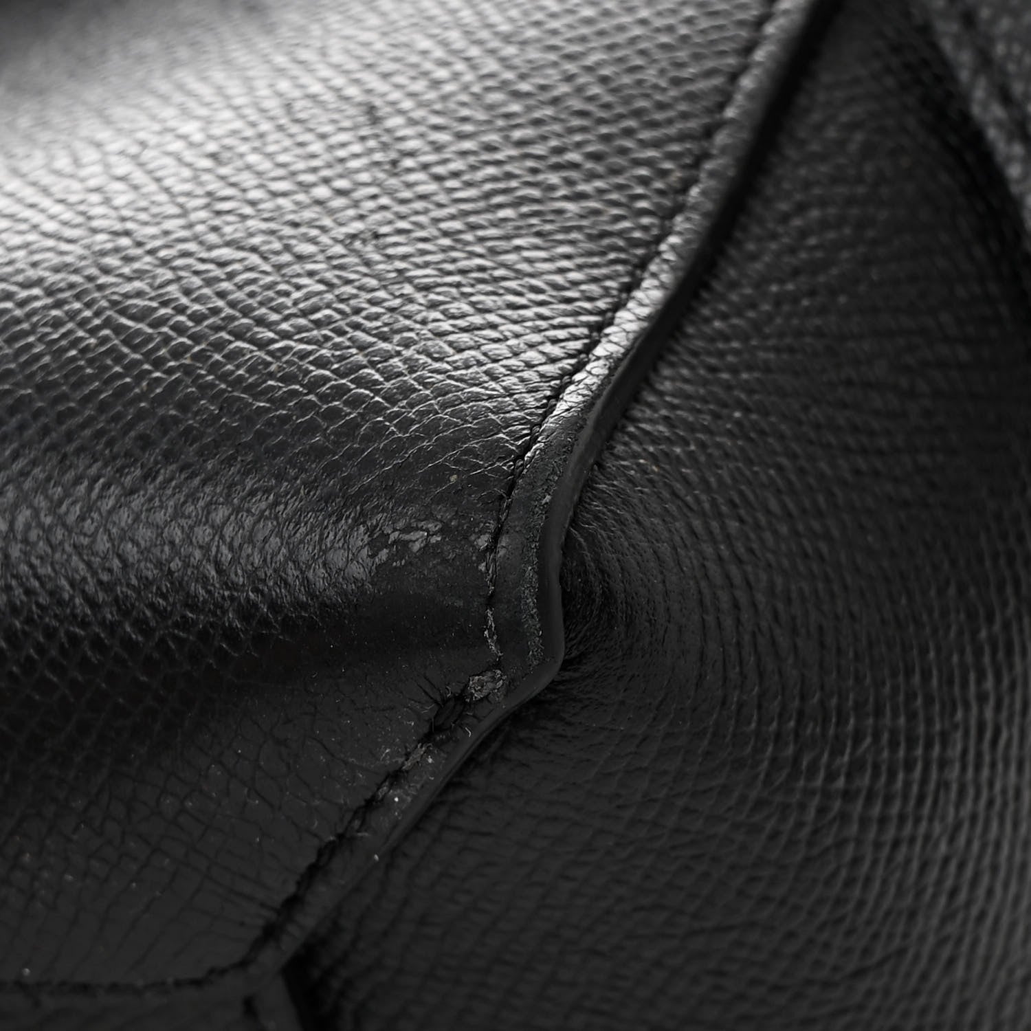 Celine Grained Calfskin Micro Belt Bag Black 11 of 12