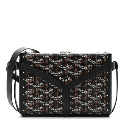 Goyard Goyardine Minaudiere Trunk Bag Black 1 of 10