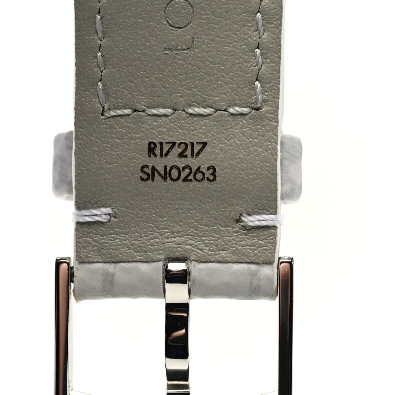 Louis Vuitton Monogram Tambour 10mm Watch Strap White 4 of 8