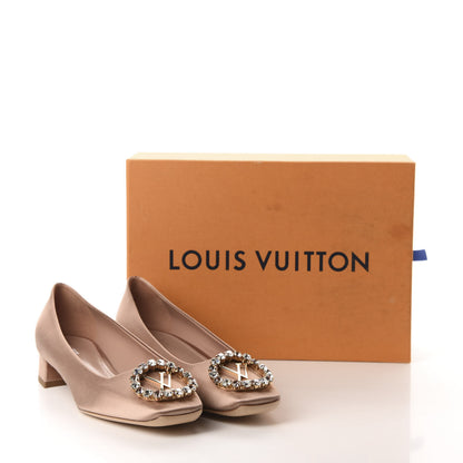Louis Vuitton Satin Madeleine Pumps 38.5 Blush 12 of 12