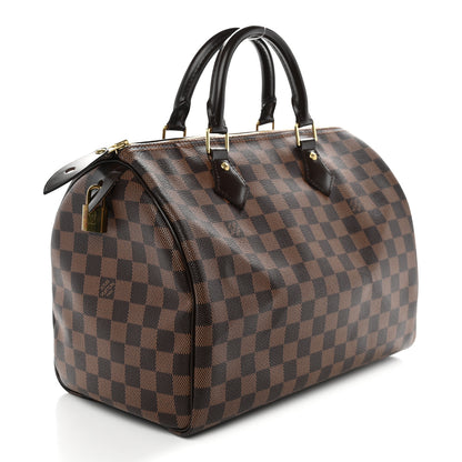 Louis Vuitton Damier Ebene Speedy 30 3 of 10