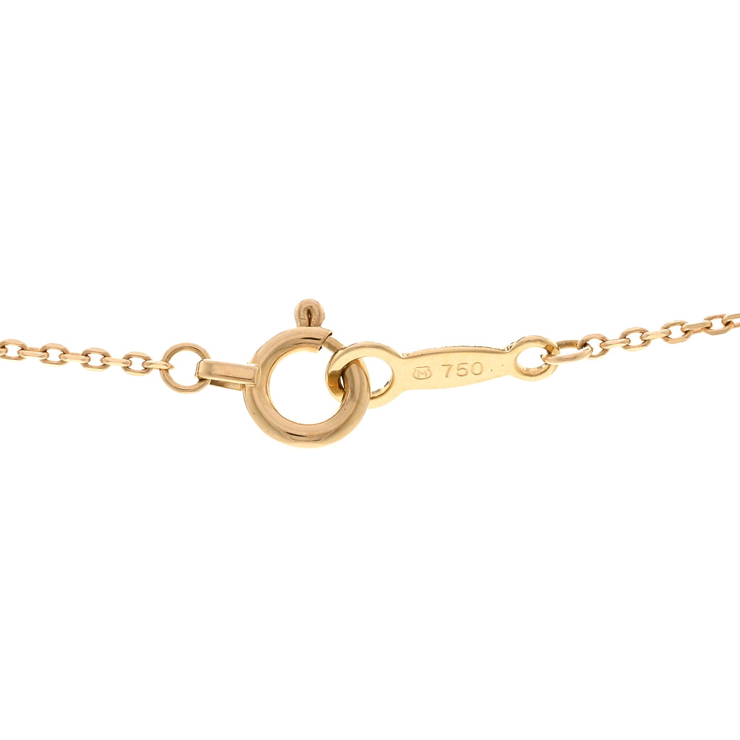 Mikimoto 18K Yellow Gold Akoya Cultured Pearl Open Circle Triple Pendant Necklace 4 of 5