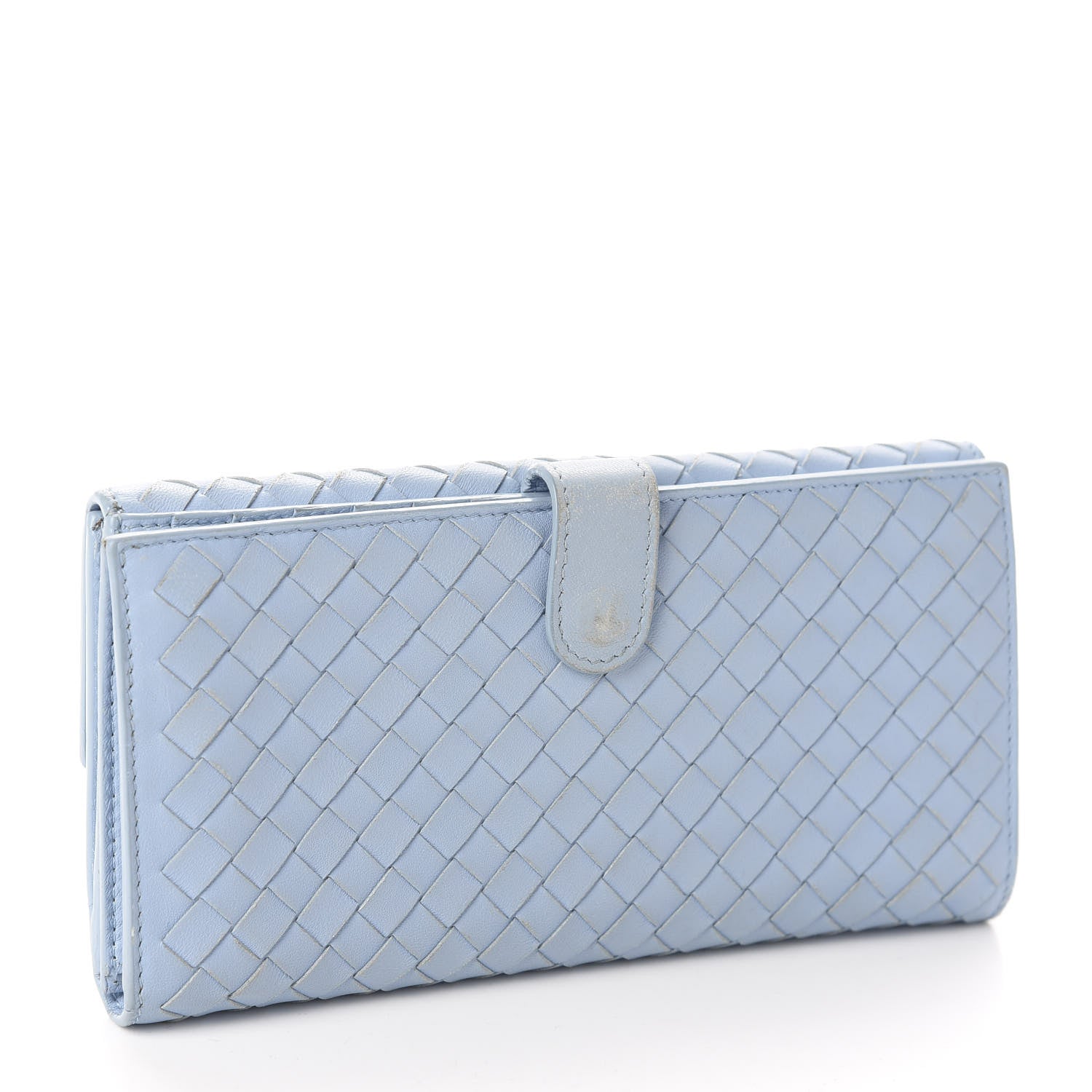 Bottega Veneta Nappa Intrecciato Continental Wallet Light Blue 3 of 8