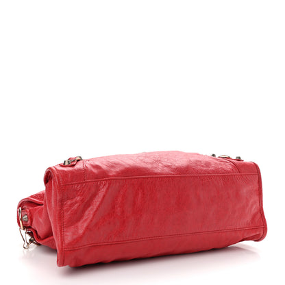 Balenciaga Agneau Giant 12 Rose Gold Hardware City Rouge Coquelicot 3 of 9
