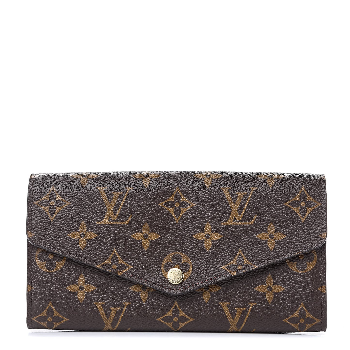 Monogram Sarah Wallet NM Coquelicot