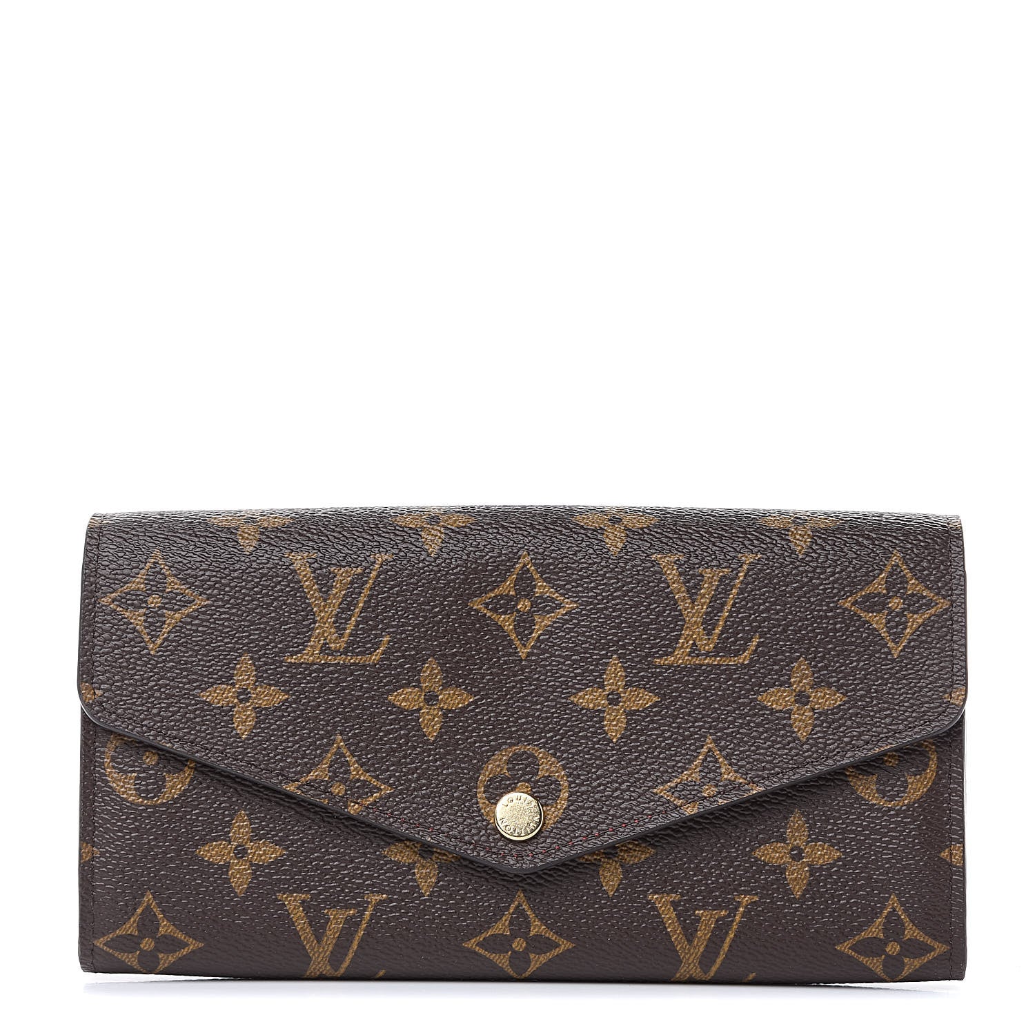 Louis Vuitton Monogram Sarah Wallet NM Coquelicot 1 of 9