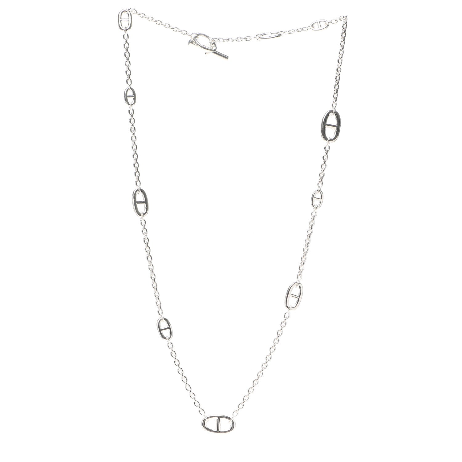 Hermes Sterling Silver Farandole Necklace 80 3 of 5