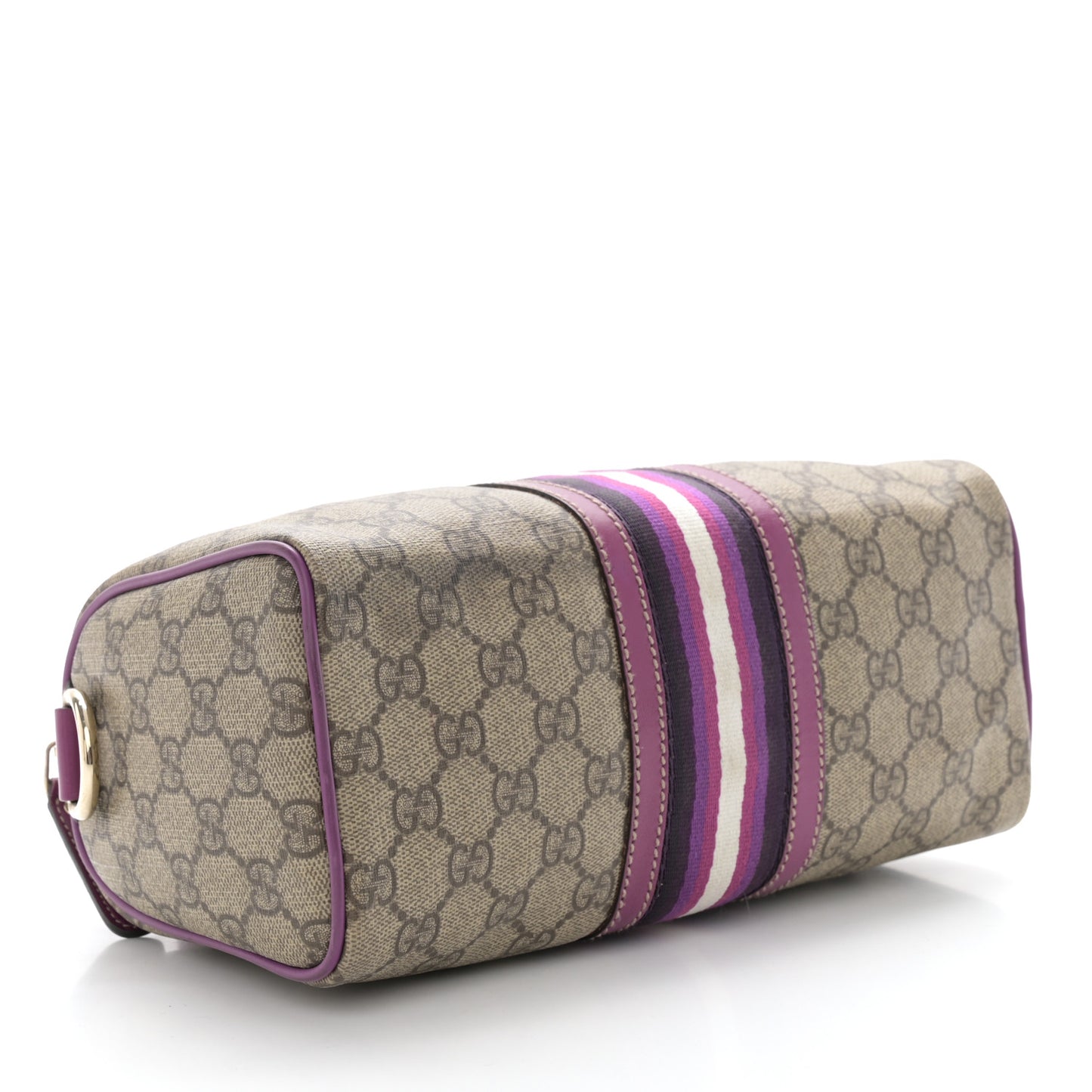 Monogram Vintage Web Small Boston Purple