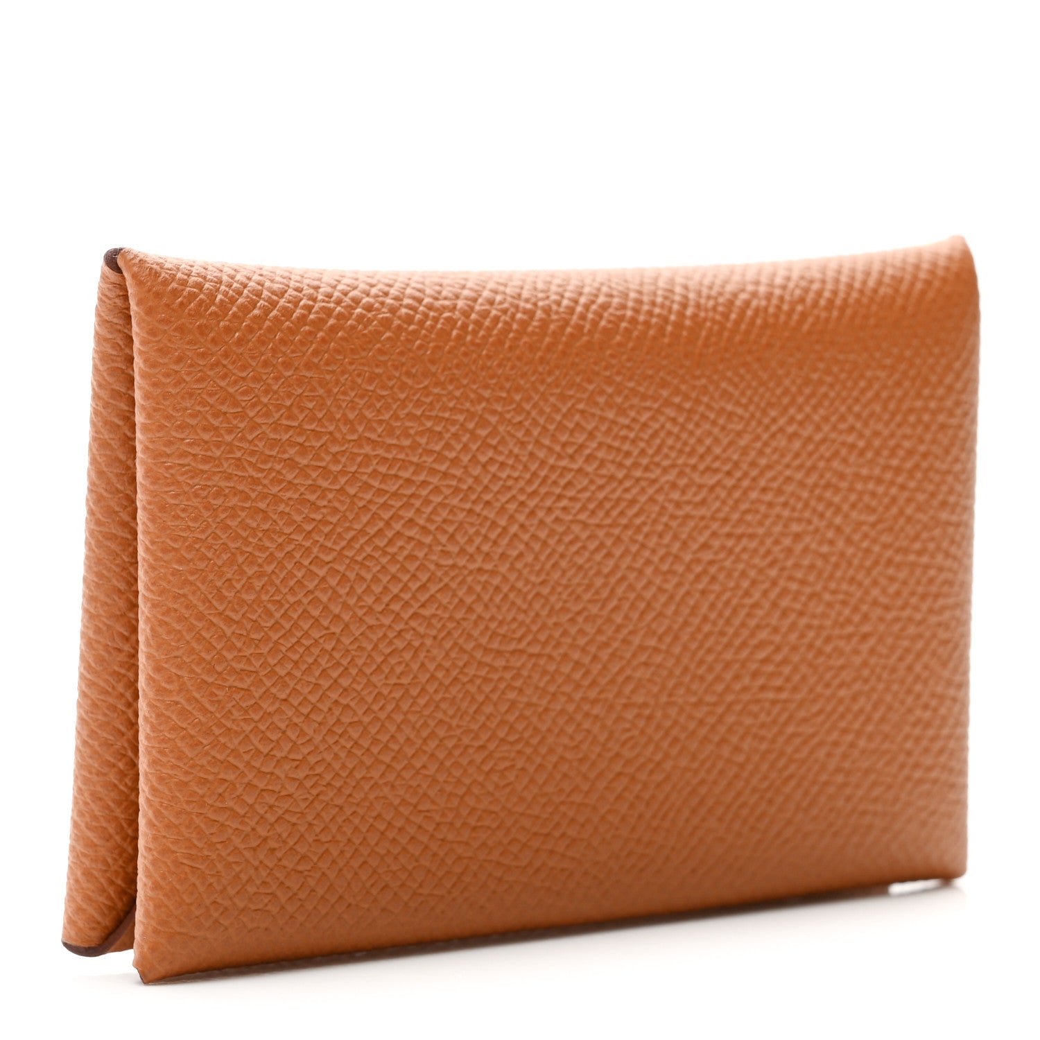 Hermes Epsom Calvi Card Case Gold 3 of 7
