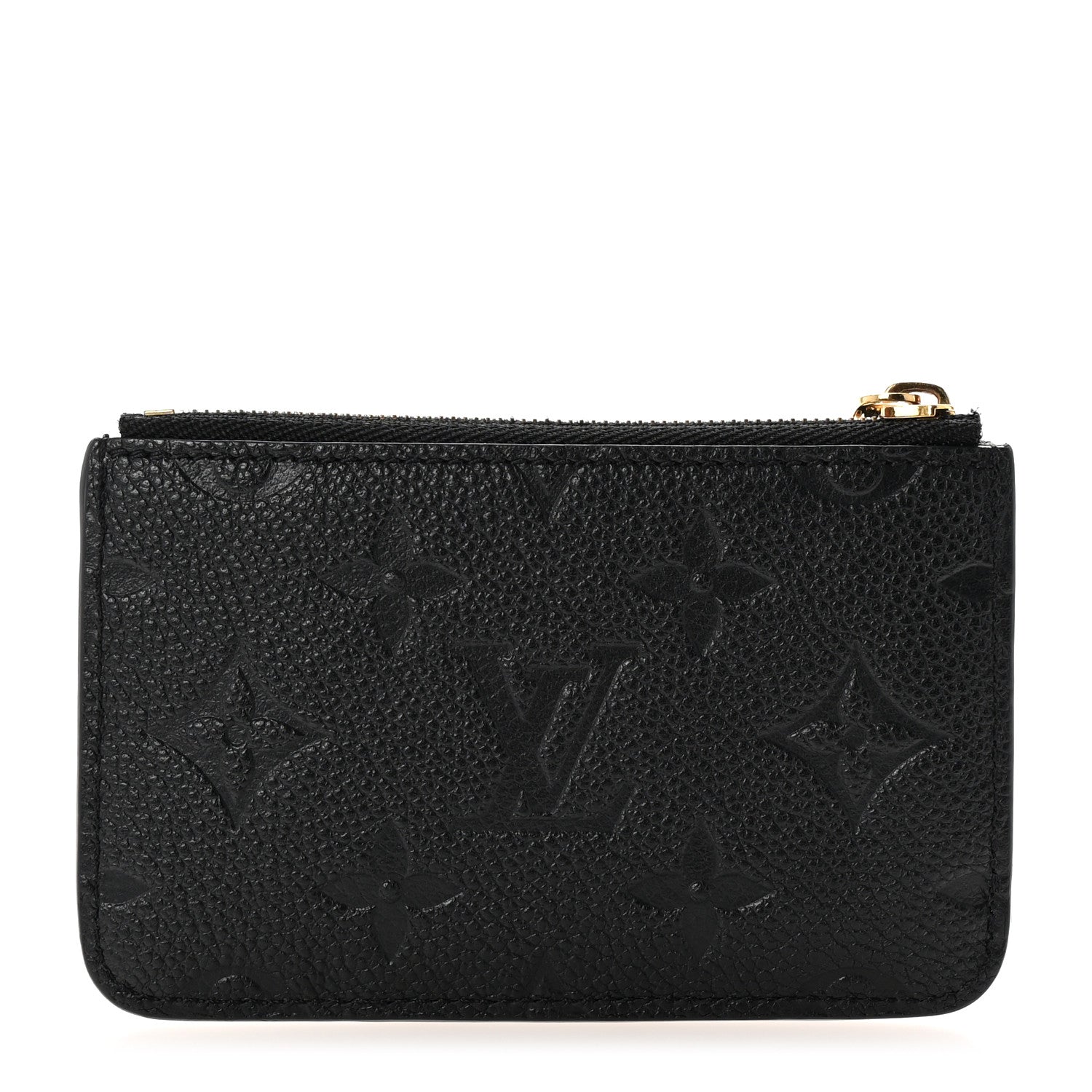 Louis Vuitton Empreinte Monogram Zipped Romy Card Holder Black 1 of 6