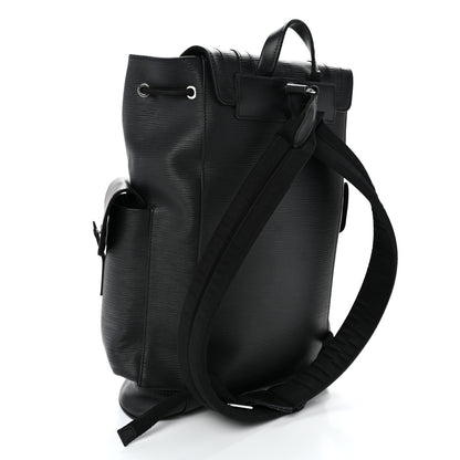 Louis Vuitton Epi Christopher Backpack PM Black 3 of 9