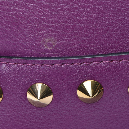MCM Calfskin Mini Duchess Polke Studs Backpack Mystic Purple 12 of 14