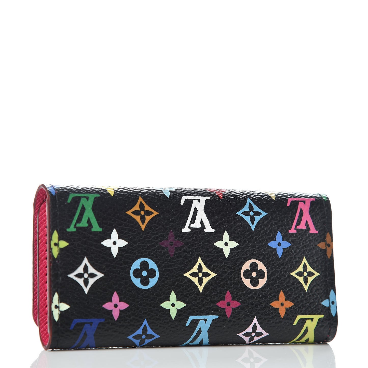 Monogram Multicolor Multicles 4 Key Holder Black Grenade