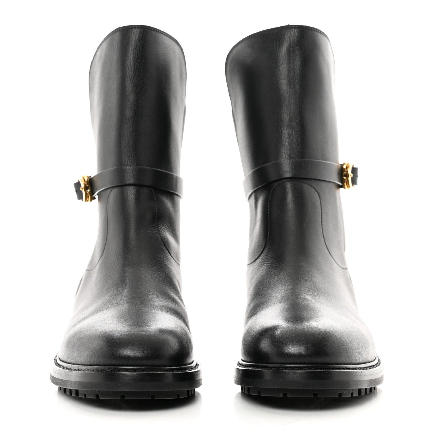 Christian Dior Calfskin Empreinte Ankle Boot 40 Black 2 of 8