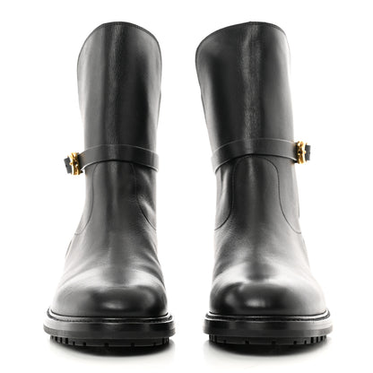 Christian Dior Calfskin Empreinte Ankle Boot 40 Black 2 of 8