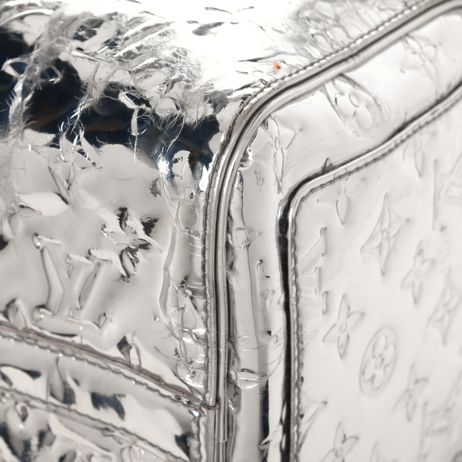 Louis Vuitton Monogram Miroir Speedy 30 Silver 12 of 18