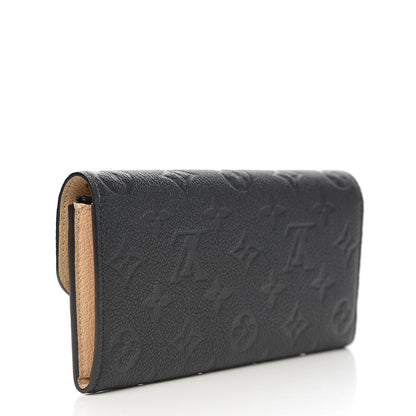 Louis Vuitton Empreinte Emilie Wallet Black Dune 2 of 6