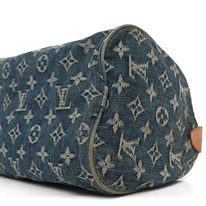 Louis Vuitton Monogram Denim Neo Speedy Blue 9 of 12