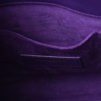 Saint Laurent Calfskin Baby Sac de Jour Purple 8 of 16