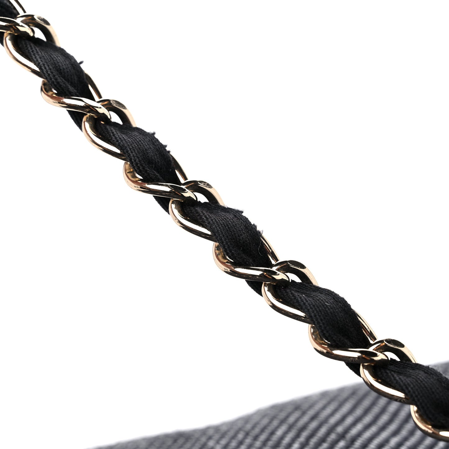 Woven Straw Raffia Medium Deauville Tote Black