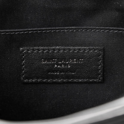 Saint Laurent Calfskin Matelasse Monogram Lou Camera Bag Black 5 of 11