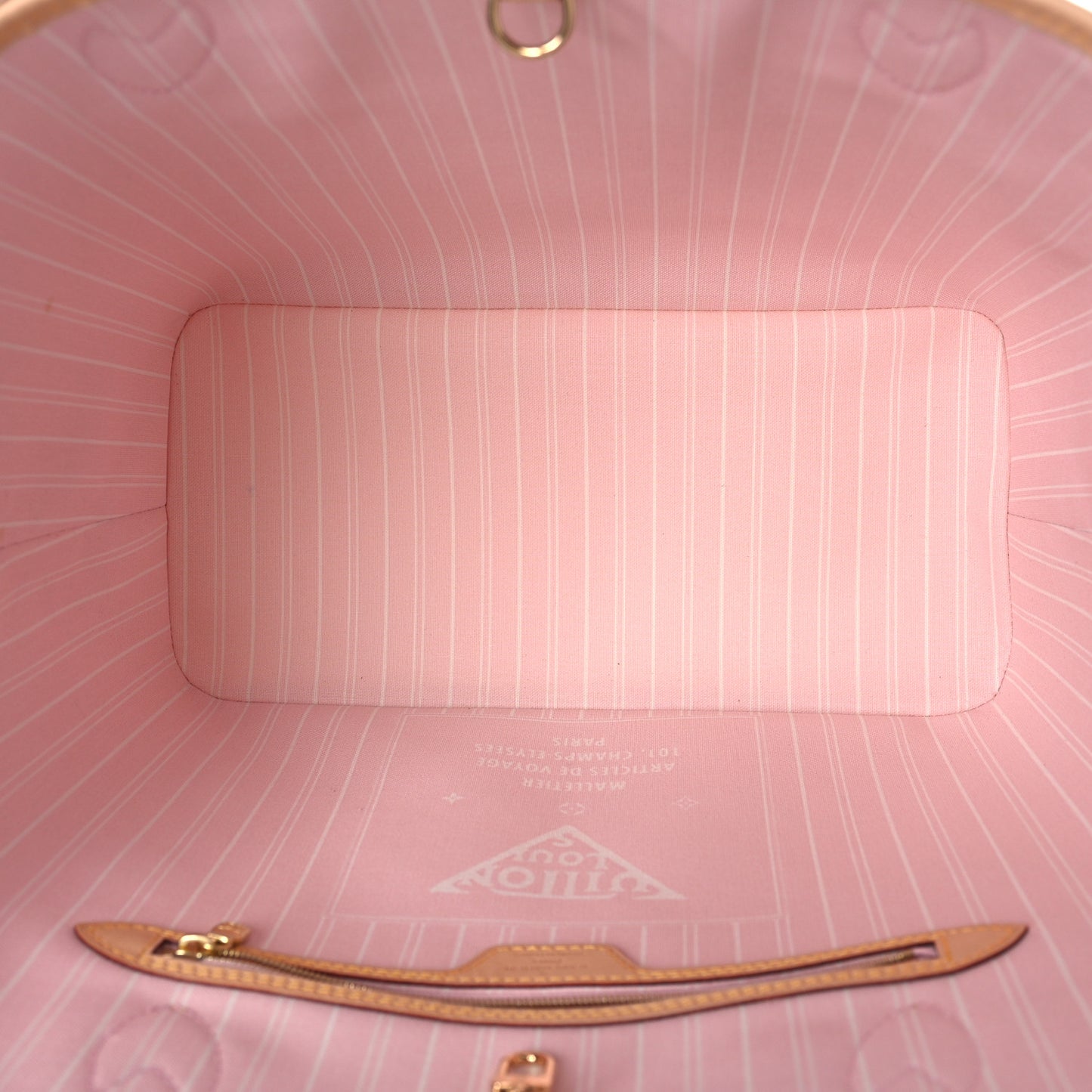 Monogram Giant By The Pool Neverfull MM Light Pink