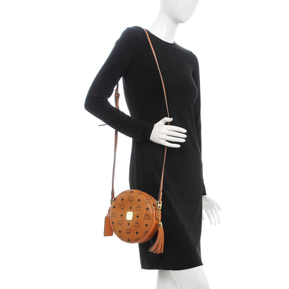 MCM Visetos Medium Heritage Tambourine Cognac 2 of 14