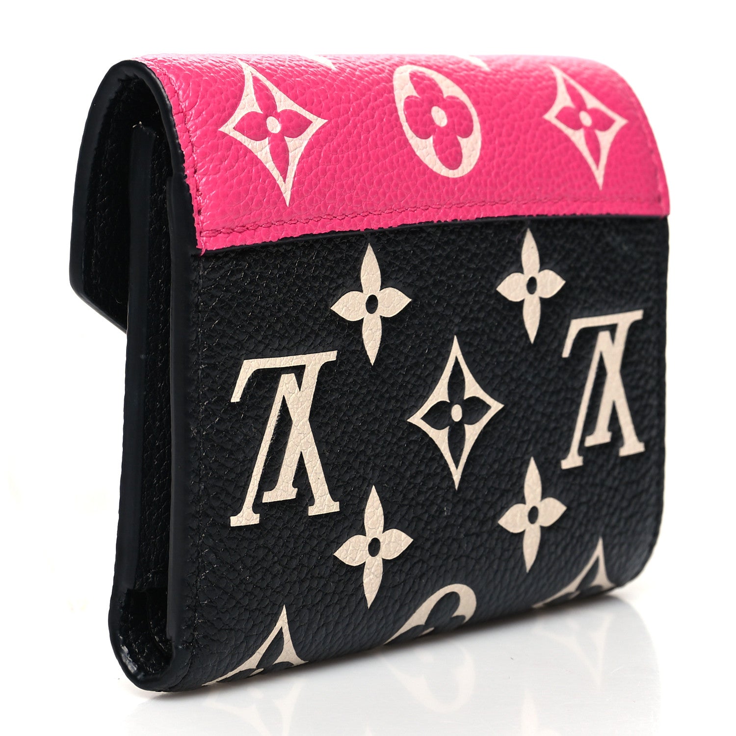 Louis Vuitton Empreinte Monogram Spring In The City Victorine Wallet Black White Pink 3 of 9