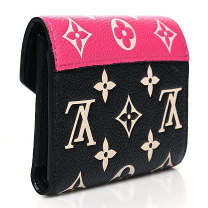 Louis Vuitton Empreinte Monogram Spring In The City Victorine Wallet Black White Pink 3 of 9
