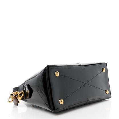 Louis Vuitton Patent Calfskin Miroir Tote Black 5 of 11