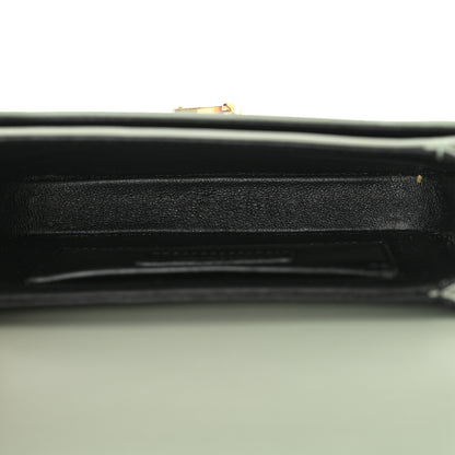 Saint Laurent Smooth Calfskin Small Solferino Satchel Acqua 5 of 12