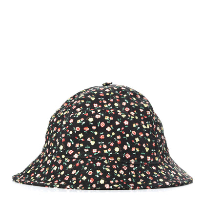Gucci X LIBERTY OF LONDON Canvas Floral Print Bucket Hat XS Black Multicolor 1 of 7