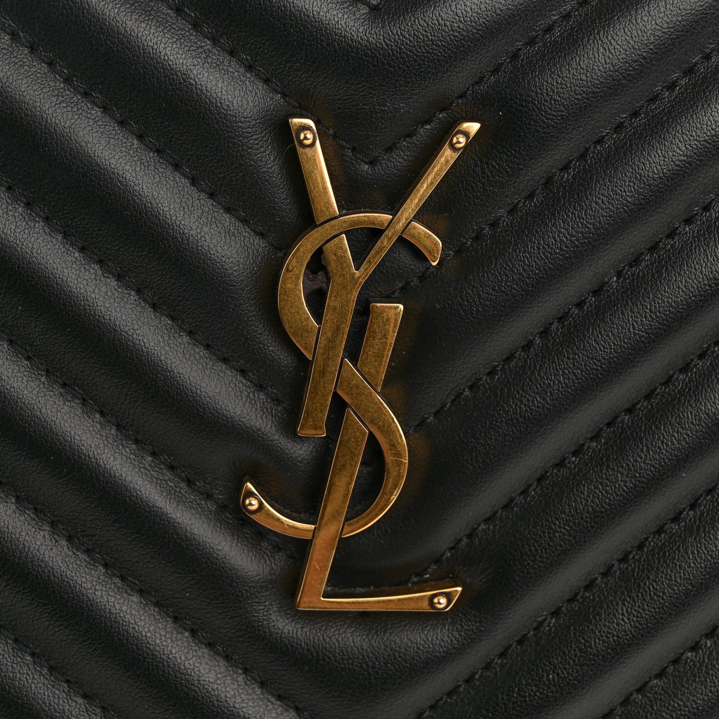 Calfskin Matelasse Monogram Lou Camera Bag Black