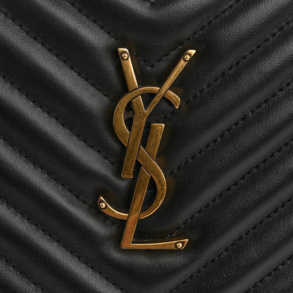 Saint Laurent Calfskin Matelasse Monogram Lou Camera Bag Black 11 of 12