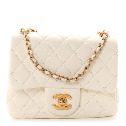 Chanel Lambskin Quilted Mini Pearl Crush Flap White 1 of 10