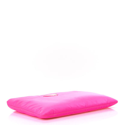 Prada Tessuto Nylon Crossbody Fluorescent Pink 3 of 4