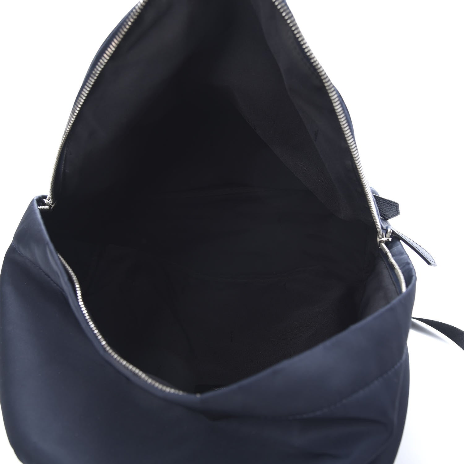 Fendi Nylon Vitello Elite Monster Eyes Rounded Backpack Blue Scuro White Multicolor 4 of 13