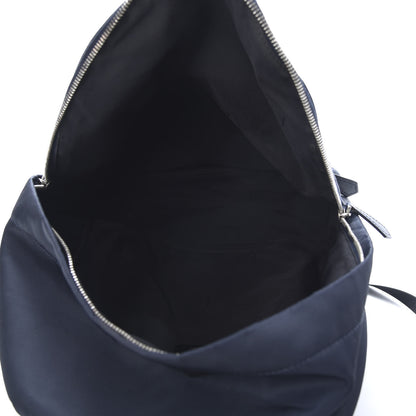 Fendi Nylon Vitello Elite Monster Eyes Rounded Backpack Blue Scuro White Multicolor 4 of 13