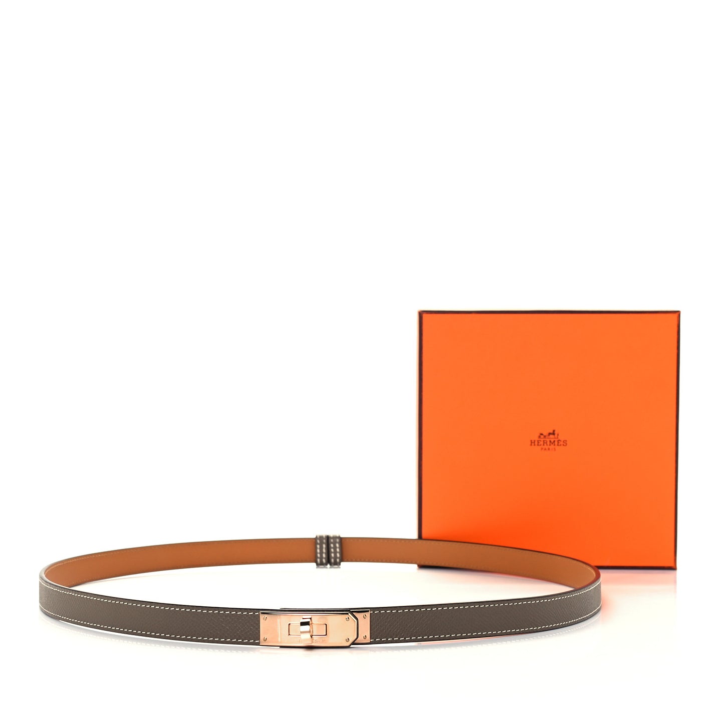 Epsom Kelly Belt Etoupe