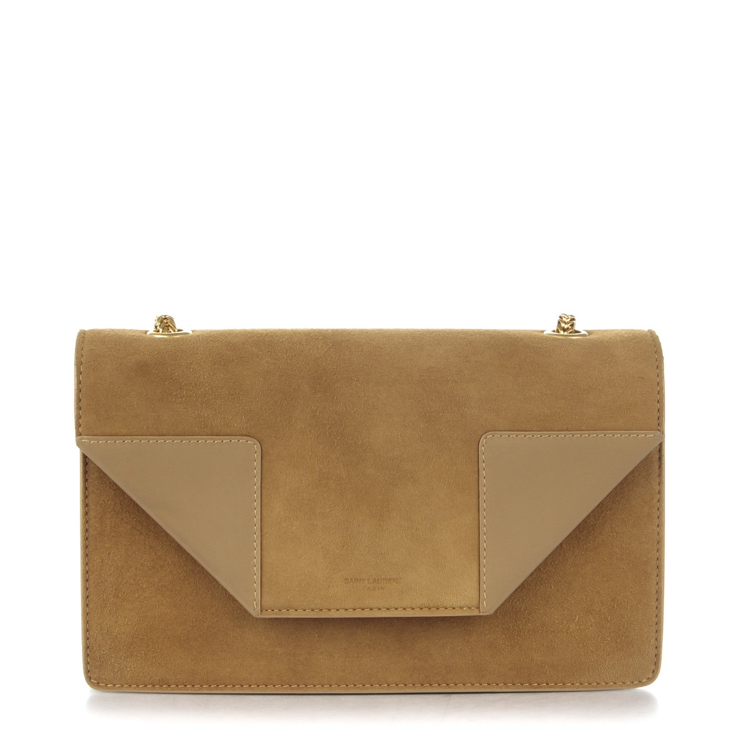 Saint Laurent Suede Small Betty Tan 1 of 7