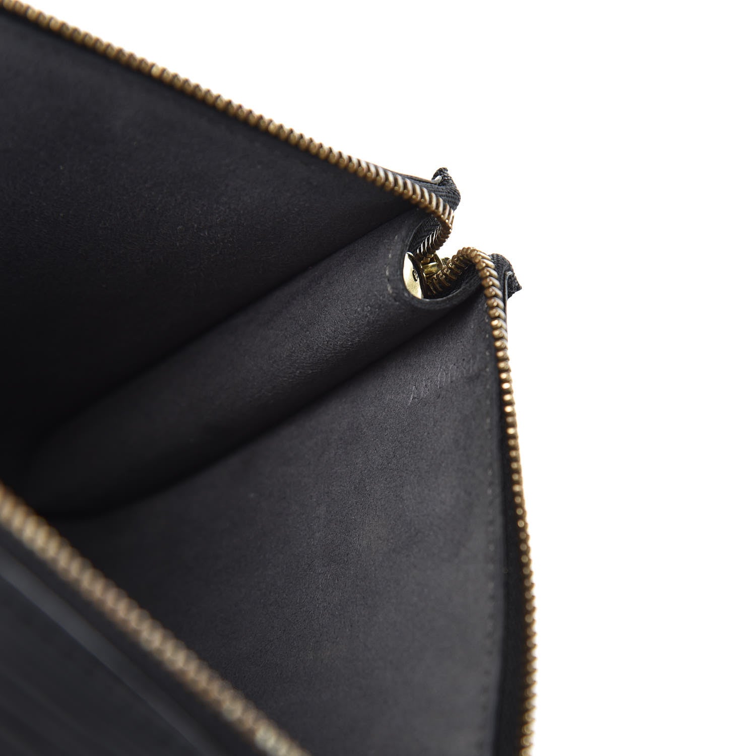 Louis Vuitton Epi Pochette Accessories 24 Black 7 of 12