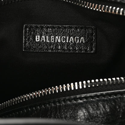 Balenciaga Agneau Arena Men's Superbusy Small Sling Zip Shoulder Bag Black 7 of 11