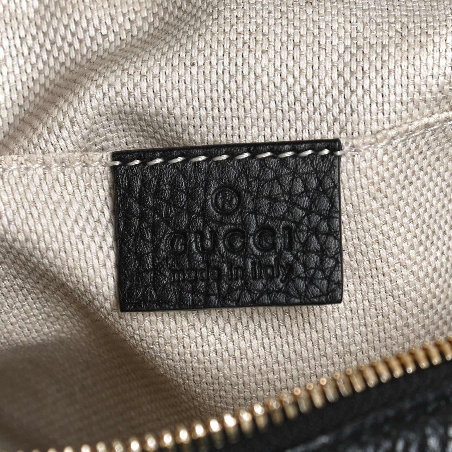 Gucci Pebbled Calfskin Small Soho Disco Bag Black 6 of 11
