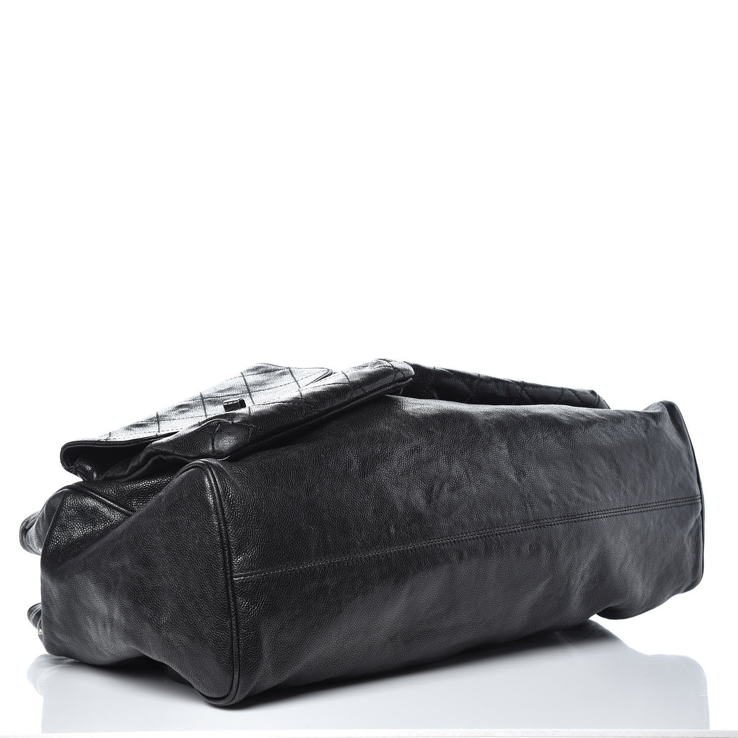 Chanel Glazed Caviar Large Pocket In The City Tote Black 4 of 11