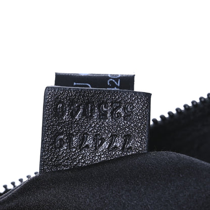 Gucci Jacquard Black Denim GG Monogram Horsebit Slim Small Shoulder Bag Black Grey 8 of 12