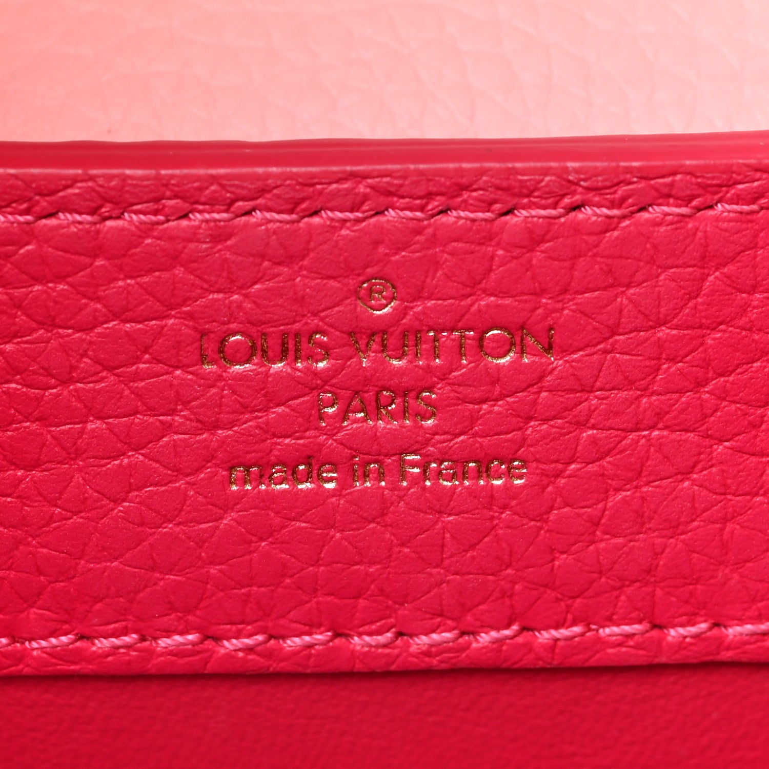 Louis Vuitton Taurillon Flower Chain Capucines Mini Rose Pondicherry 6 of 7