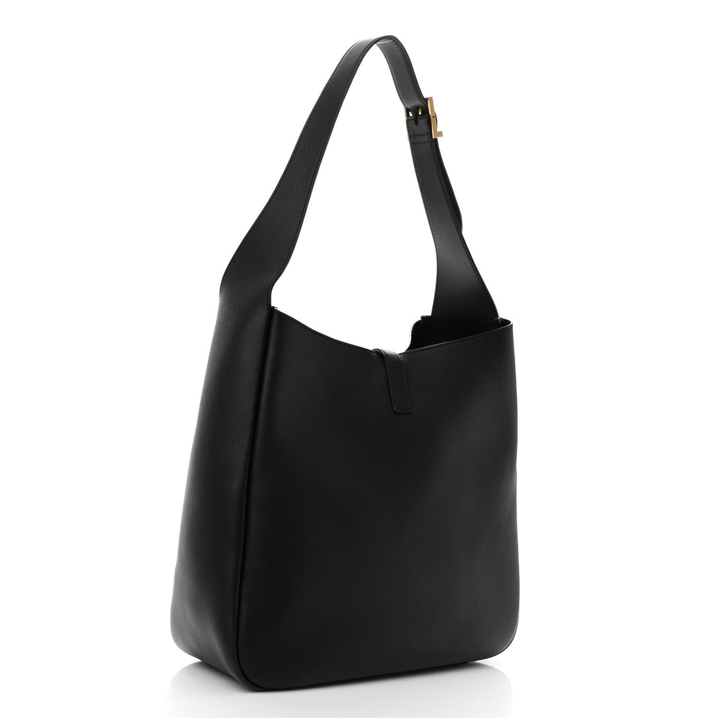 Smooth Calfskin Large Le 5 A 7 Soft Hobo Black