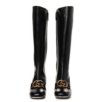 Gucci Malaga Kid GG Victoire 55mm Boots 37 Black 2 of 5
