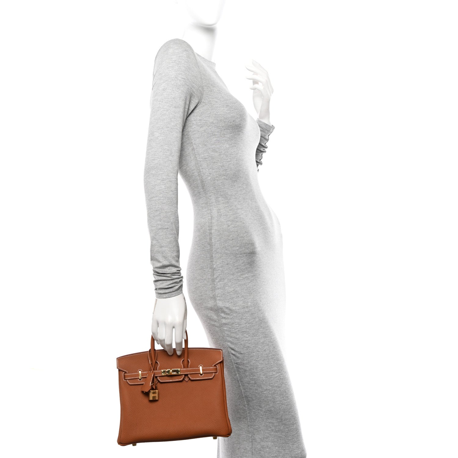 Hermes Togo Birkin 25 Gold 2 of 11