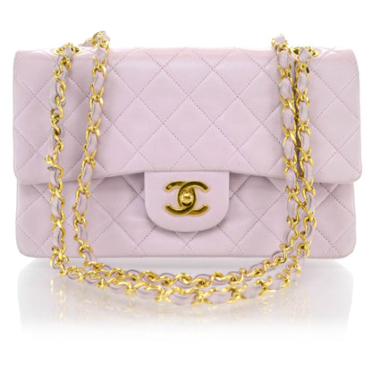 Chanel Lambskin Quilted Small Double Flap Pink 12 of 12